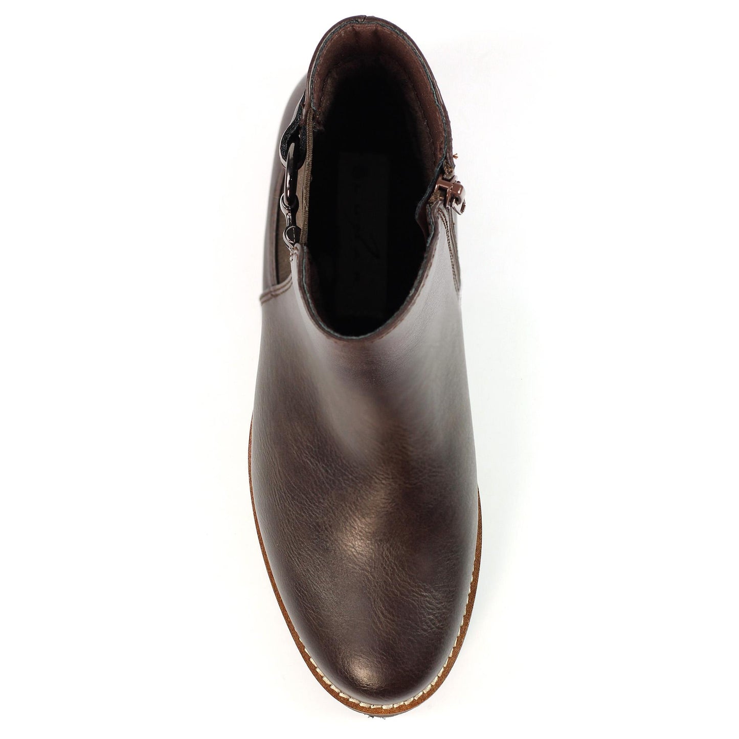 Brown - Pack Shot - Lunar Womens-Ladies Union Ankle Boots