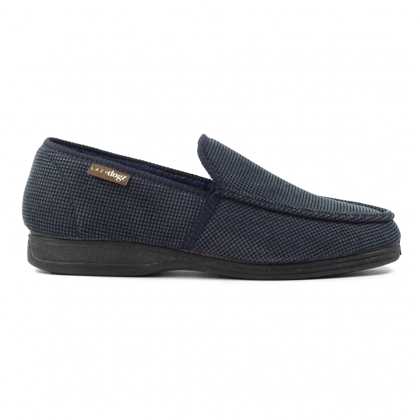 Blue - Back - Lazy Dogz Mens Dylan Slippers