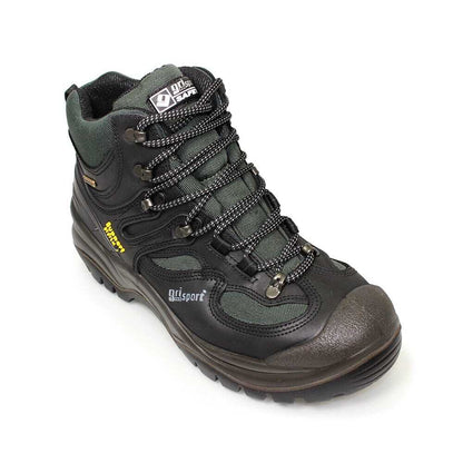 Black - Close up - Grisport Mens Director Leather Safety Boots