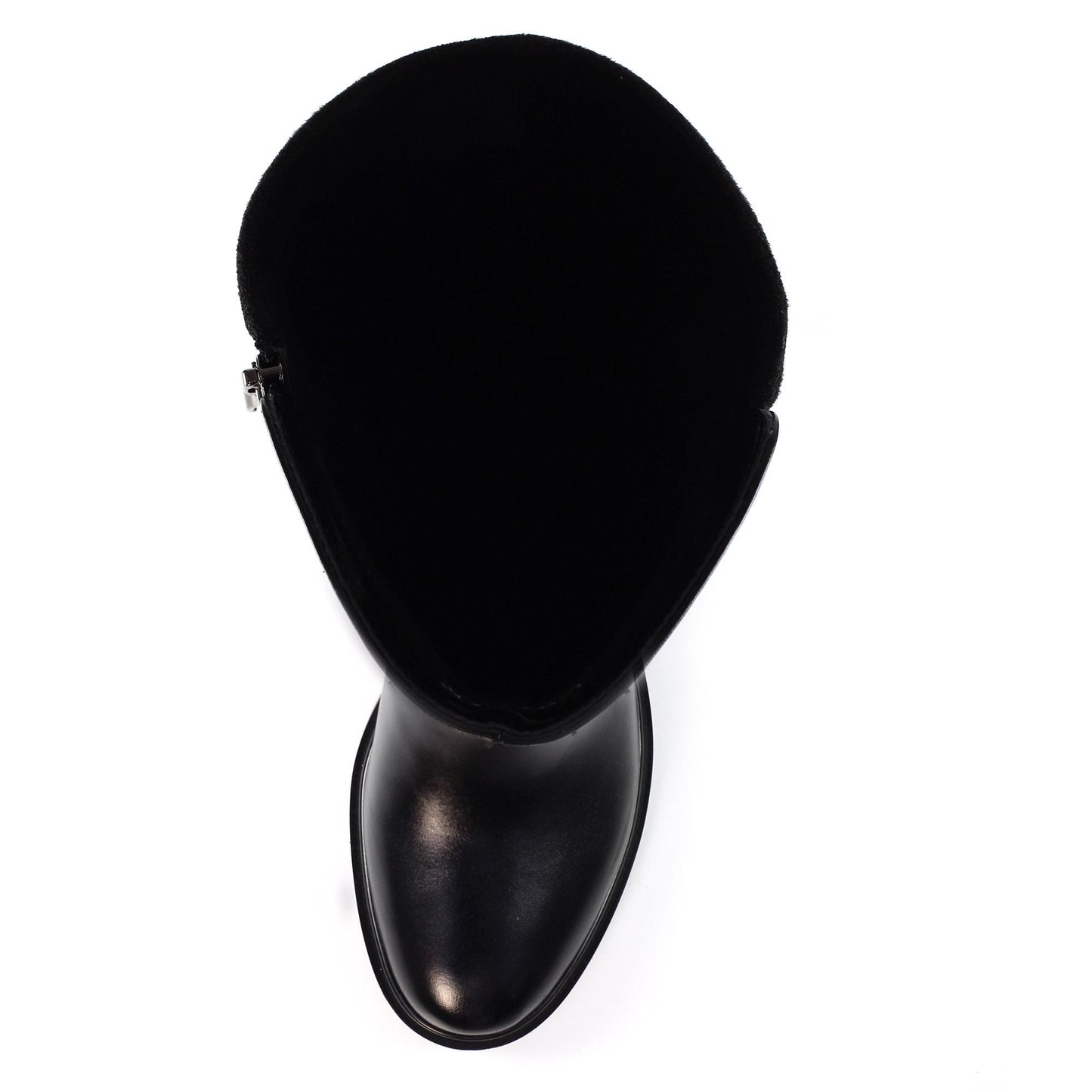 Black - Pack Shot - Lunar Womens-Ladies Corby Calf-Length Boots