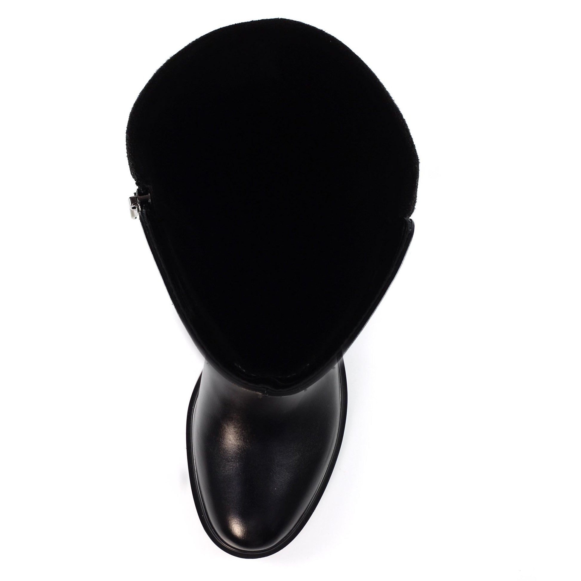 Black - Pack Shot - Lunar Womens-Ladies Corby Calf-Length Boots