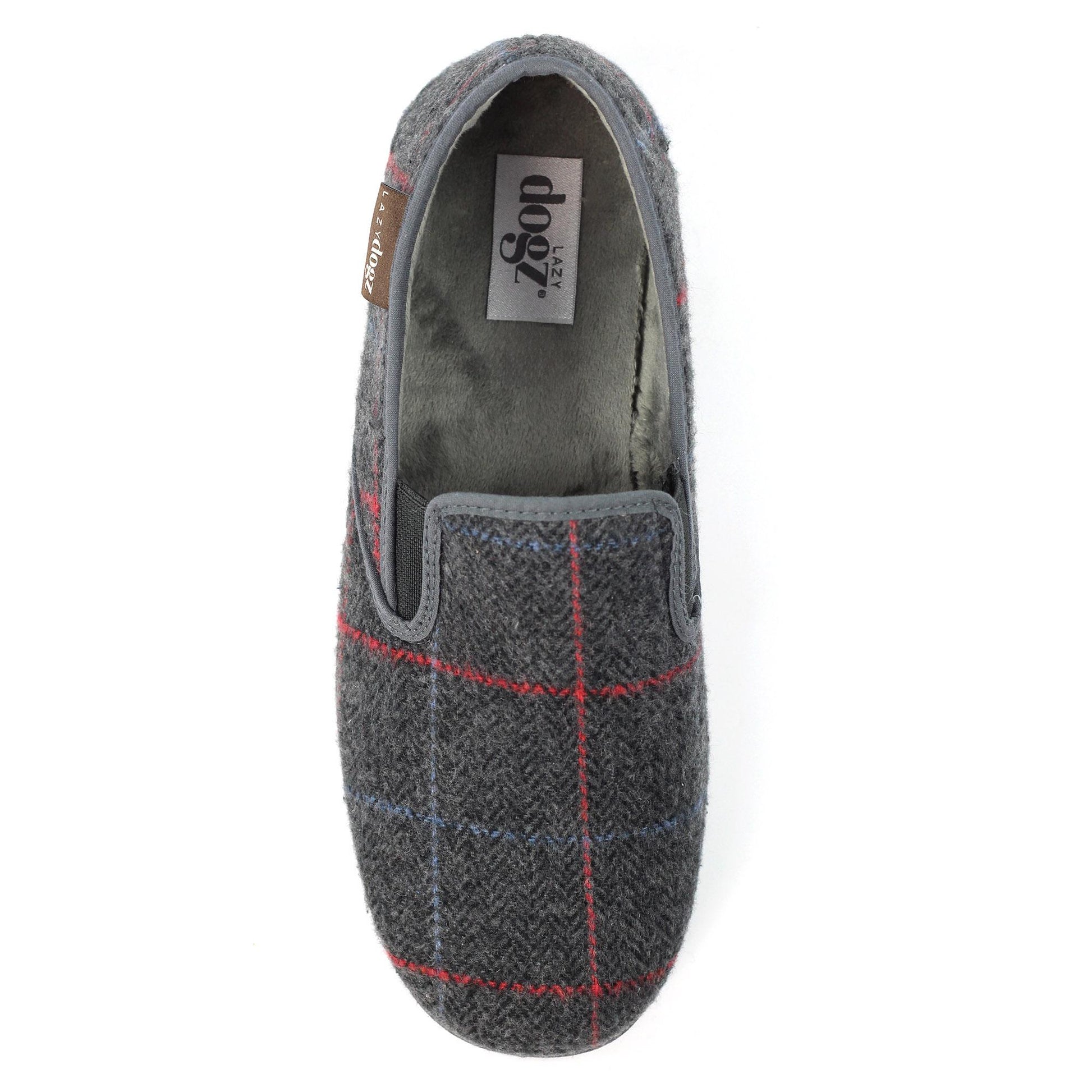 Grey - Lifestyle - Lazy Dogz Mens Hughes Slippers