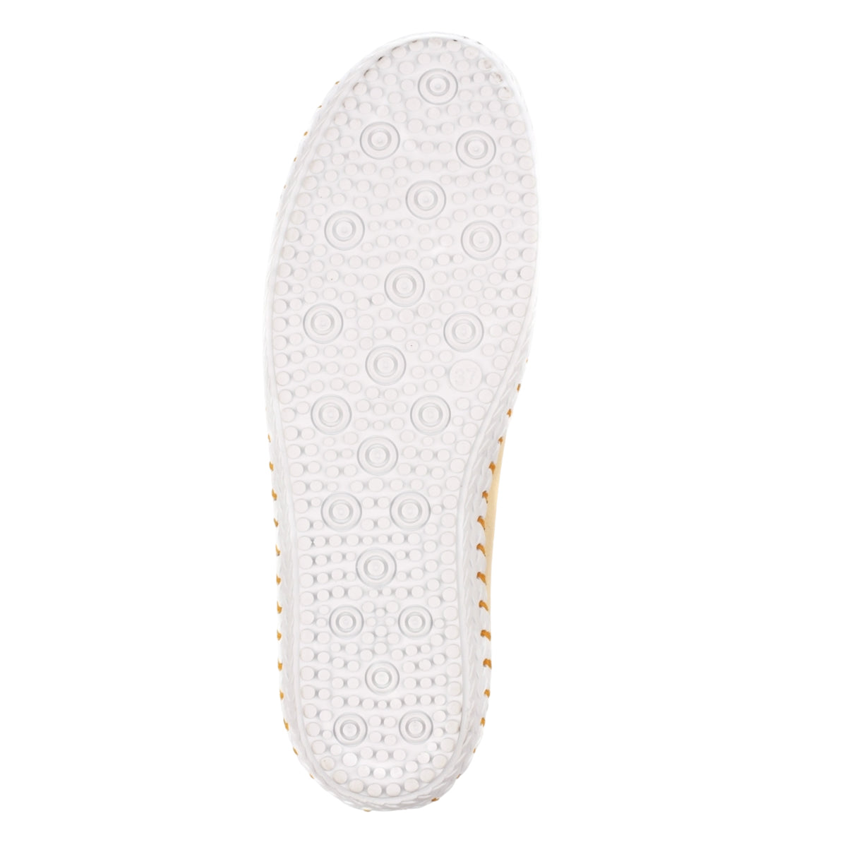 Lemon - Pack Shot - Lunar Womens-Ladies St Ives Animal Print Leather Soft Plimsolls