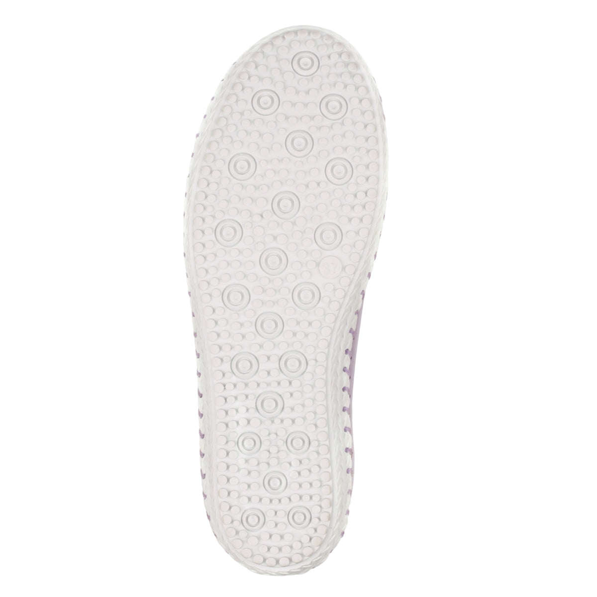 Lilac - Lifestyle - Lunar Womens-Ladies St Ives Animal Print Leather Soft Plimsolls