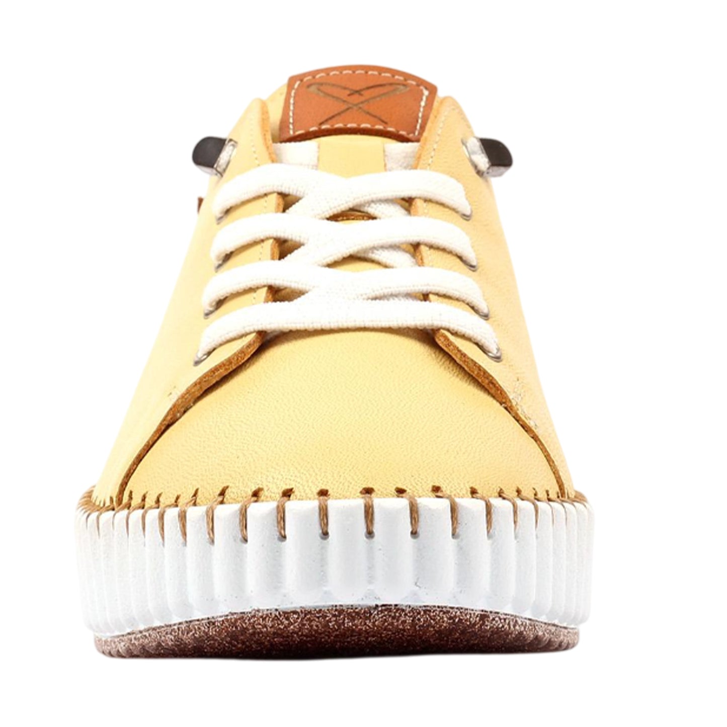 Lemon - Side - Lunar Womens-Ladies Faith Leather Shoes