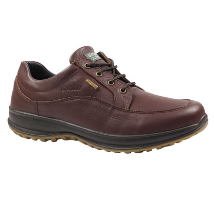 Brown - Front - Grisport Mens Livingston Leather Walking Shoes