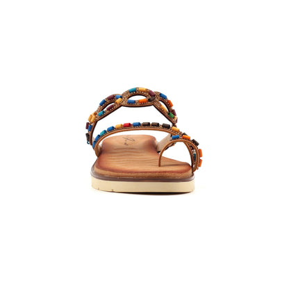 Camel - Back - Lunar Womens-Ladies Zuzu Sandals