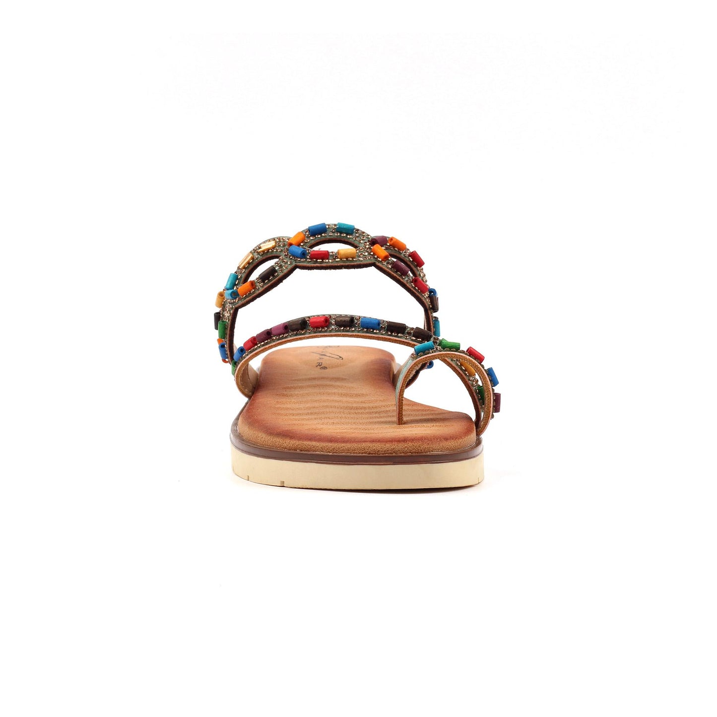 Turquoise - Back - Lunar Womens-Ladies Zuzu Sandals
