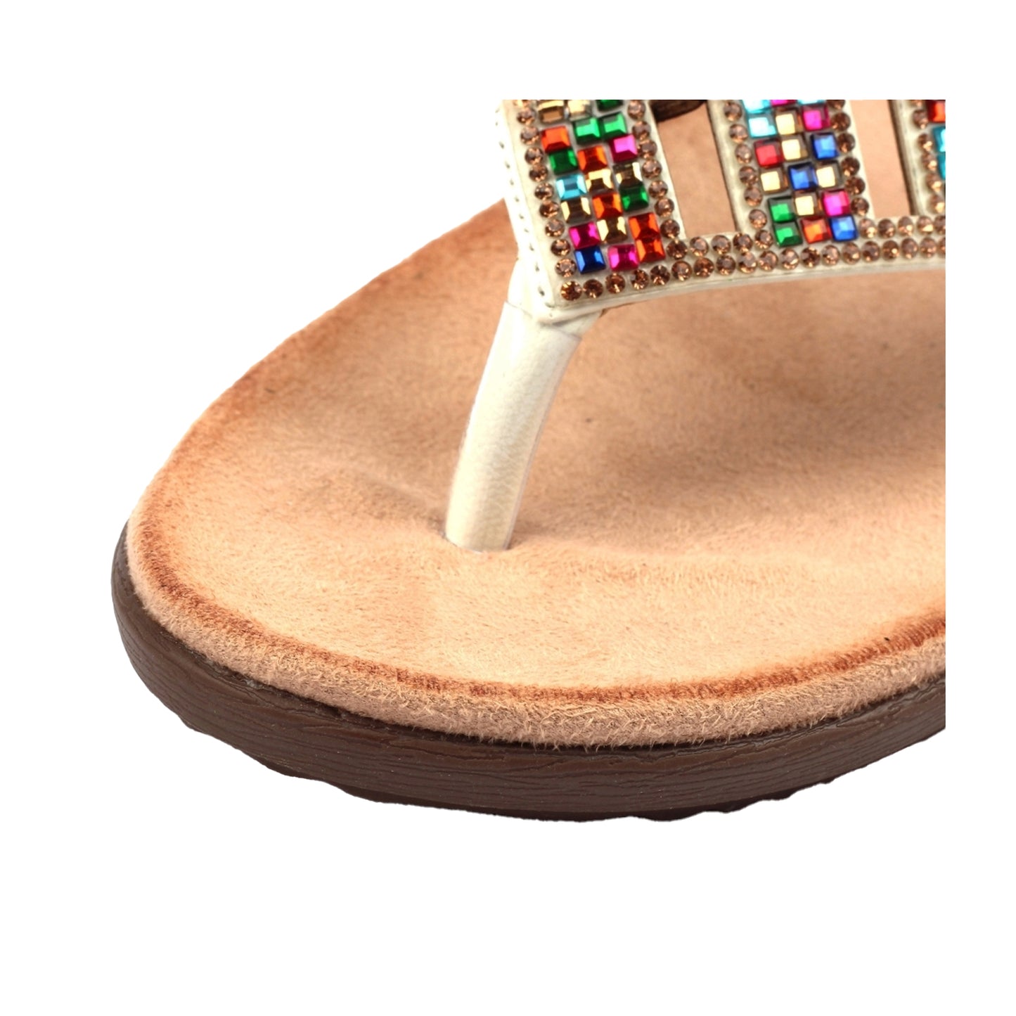 White - Lifestyle - Lunar Womens-Ladies Abigail II Sandals