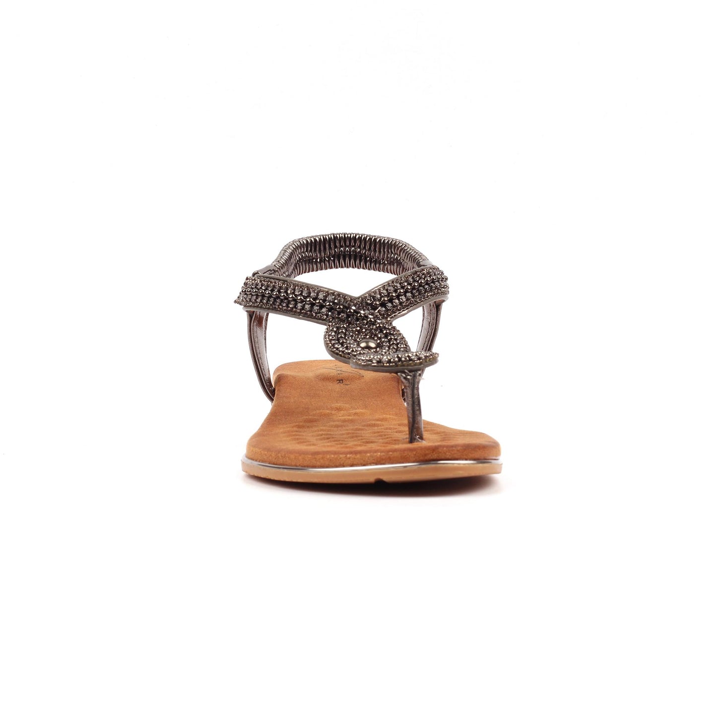Pewter - Side - Lunar Womens-Ladies Estelle Sandals