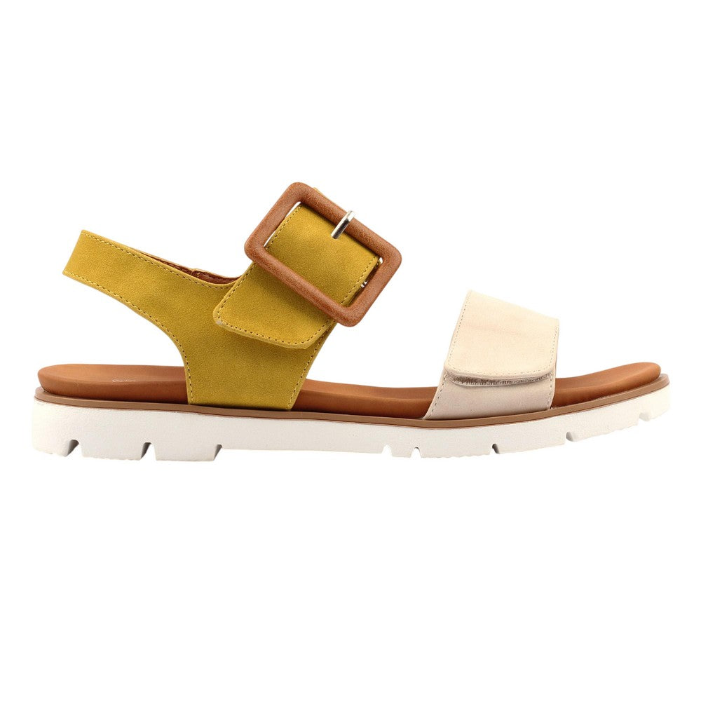 Lime - Back - Lunar Womens-Ladies Gabby Sandals