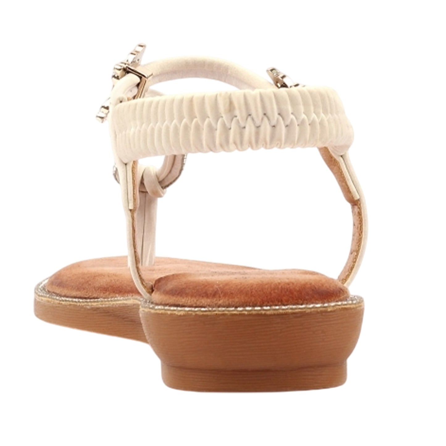 White - Back - Lunar Womens-Ladies Zentara Sandals