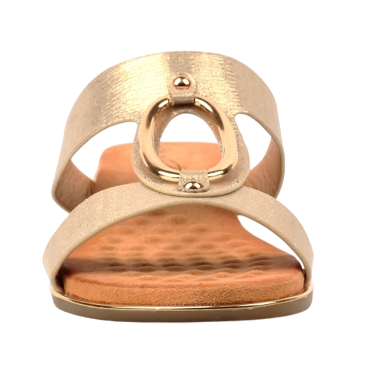 Gold - Lifestyle - Lunar Womens-Ladies Claudia Sandals