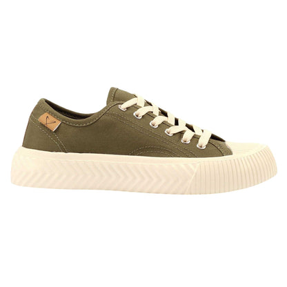 Khaki - Back - Lunar Womens-Ladies Jayne III Trainers