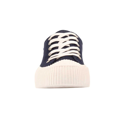 Navy - Side - Lunar Womens-Ladies Jayne III Trainers