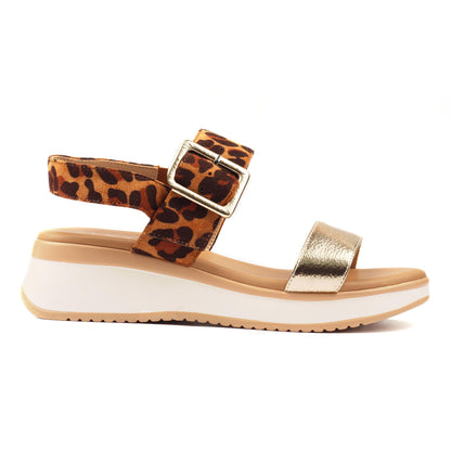 Ocelot - Back - Lunar Womens-Ladies Dion Sandals