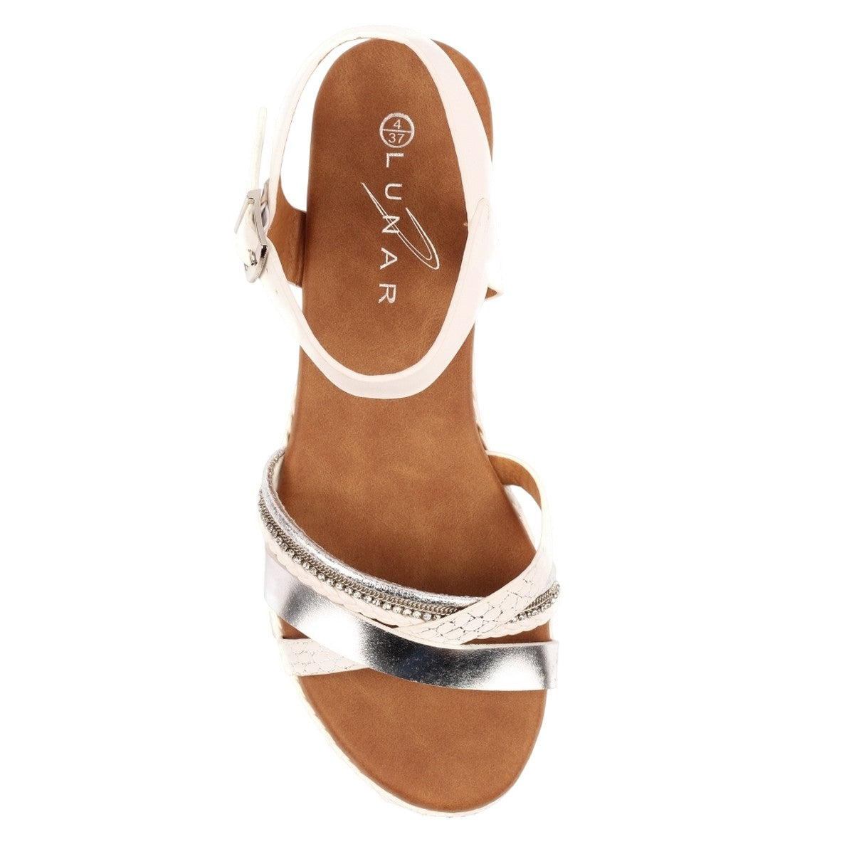 White - Lifestyle - Lunar Womens-Ladies Donna Sandals