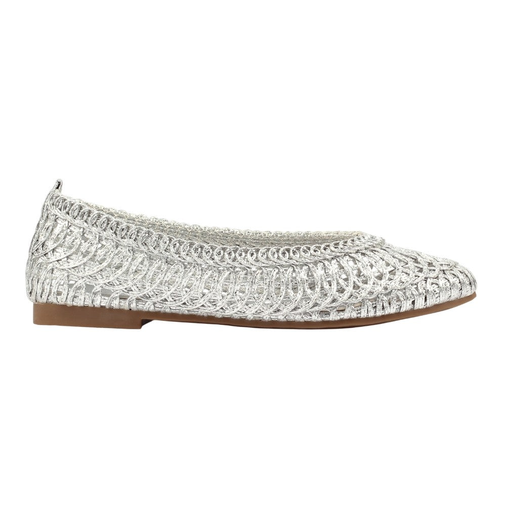 Silver - Front - Lunar Womens-Ladies Keeley Pumps