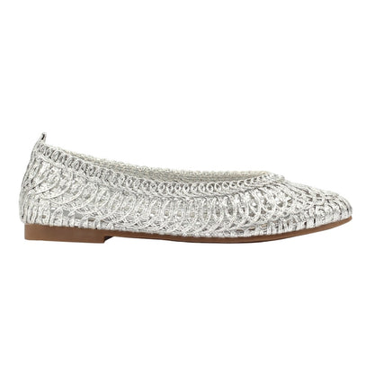Silver - Front - Lunar Womens-Ladies Keeley Pumps