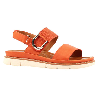 Orange - Front - Lunar Womens-Ladies Hope Sandals