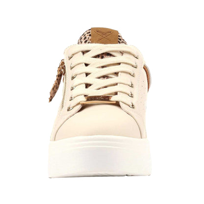 Cream - Side - Lunar Womens-Ladies Presley Trainers