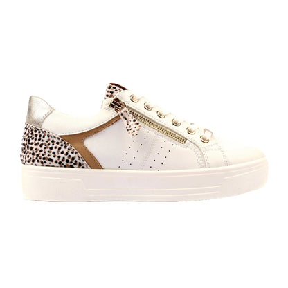 White - Back - Lunar Womens-Ladies Presley Trainers