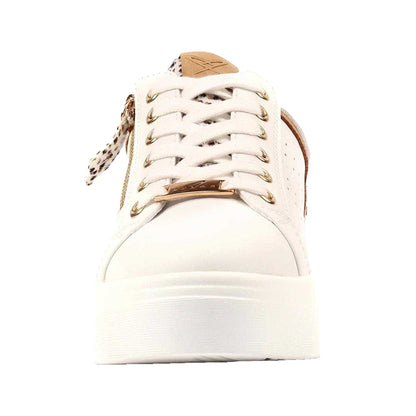 White - Side - Lunar Womens-Ladies Presley Trainers