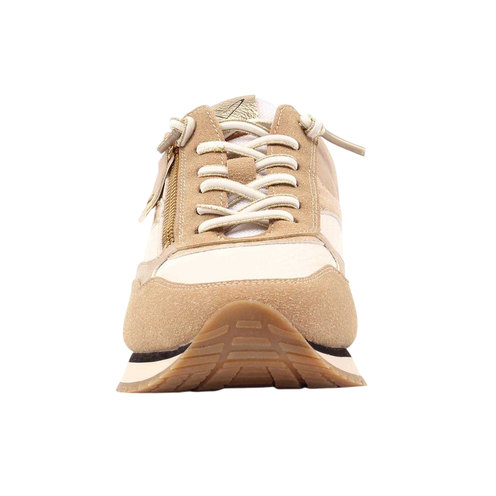 Beige - Side - Lunar Womens-Ladies Lindy Trainers