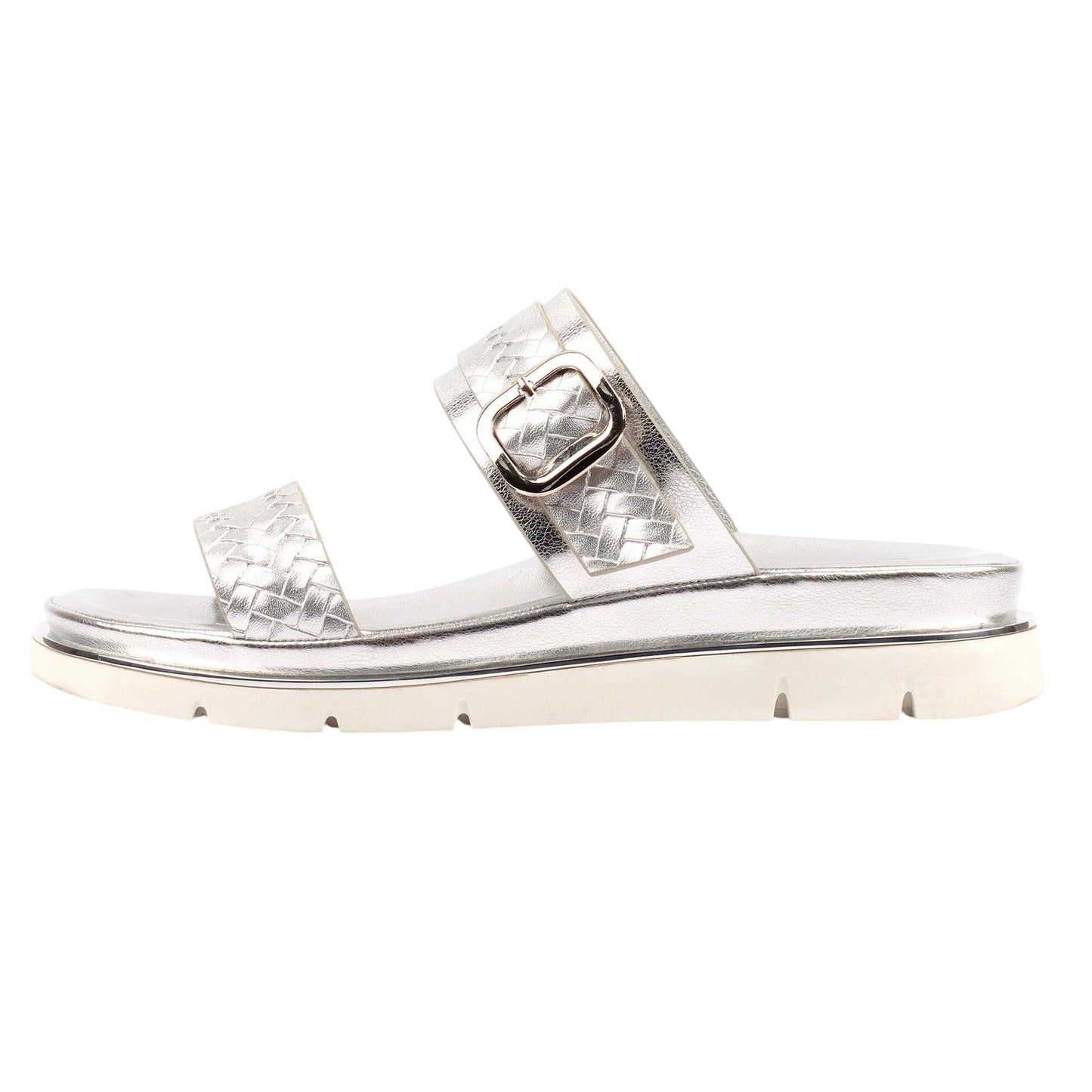 Silver - Back - Lunar Womens-Ladies Elli Sandals