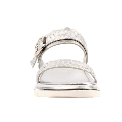 Silver - Side - Lunar Womens-Ladies Elli Sandals