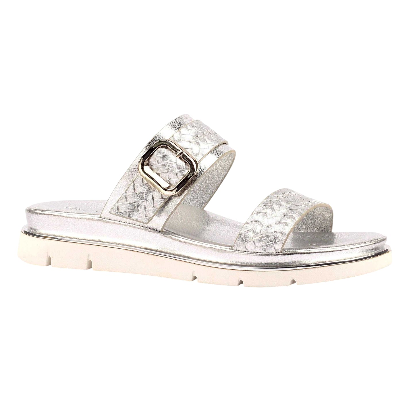 Silver - Front - Lunar Womens-Ladies Elli Sandals