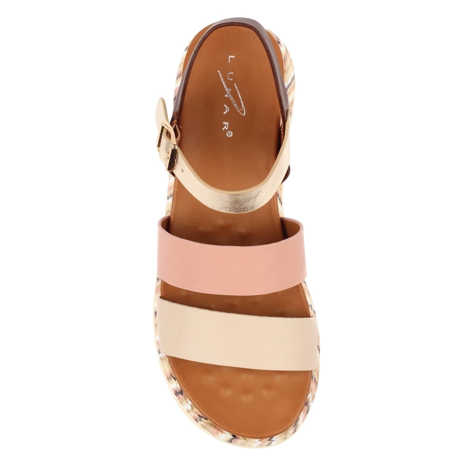 Beige - Lifestyle - Lunar Womens-Ladies Berkley Sandals