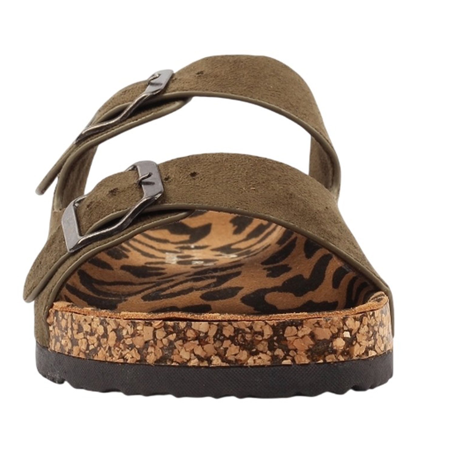 Sage - Pack Shot - Lunar Womens-Ladies Pecan Leather Sandals
