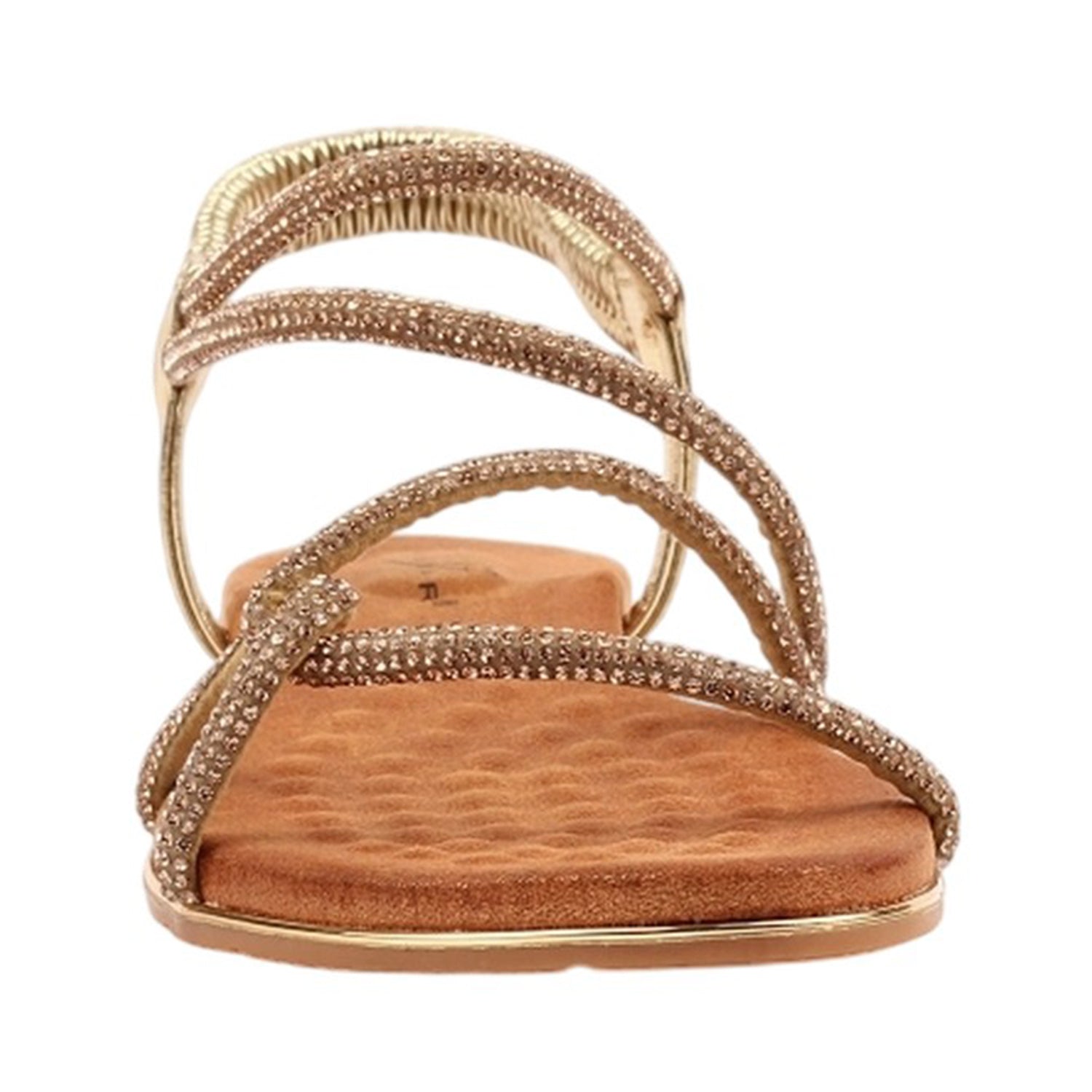 Gold - Pack Shot - Lunar Womens-Ladies Brinley Sandals