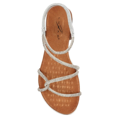 Silver - Lifestyle - Lunar Womens-Ladies Brinley Sandals