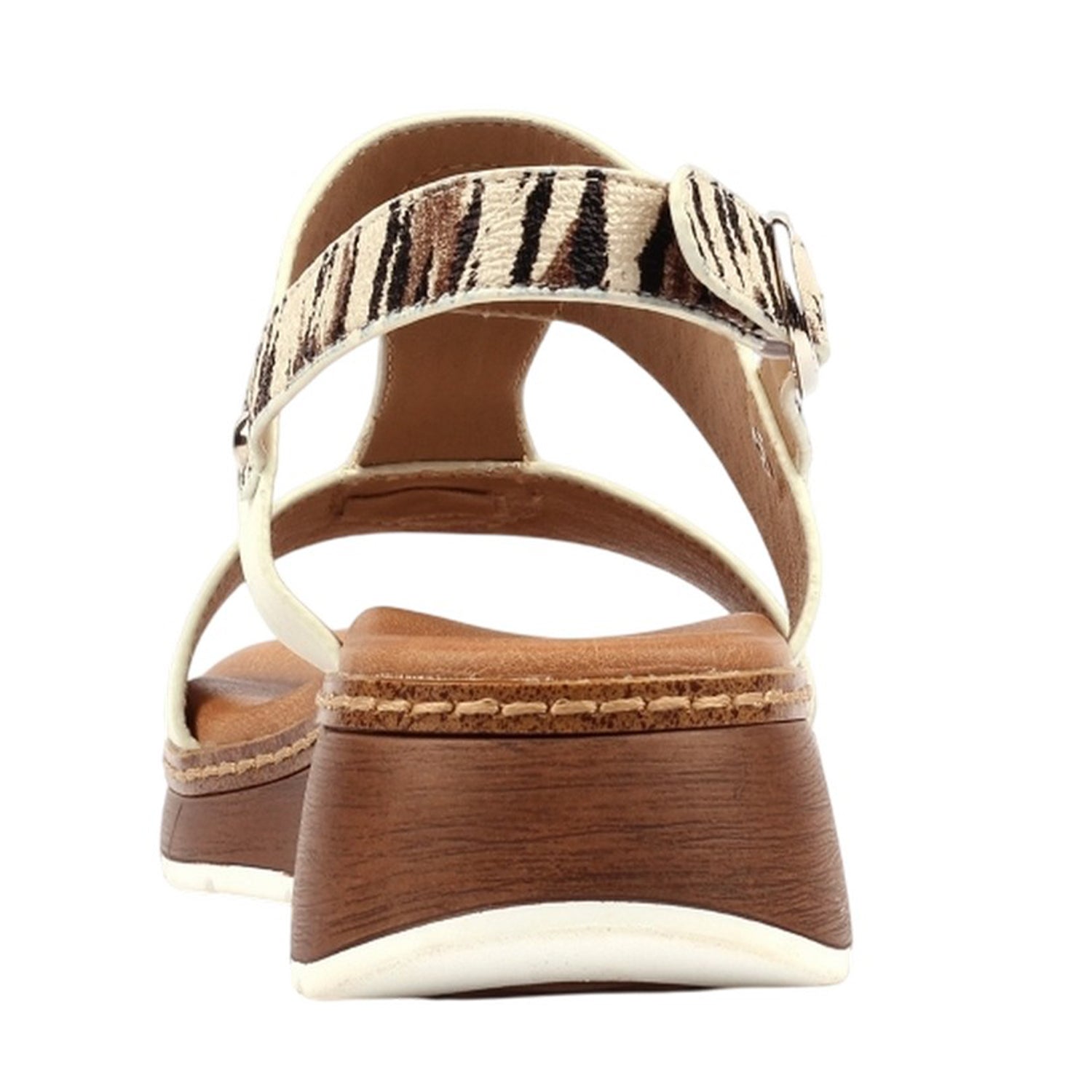 White - Back - Lunar Womens-Ladies Georgia Wedge