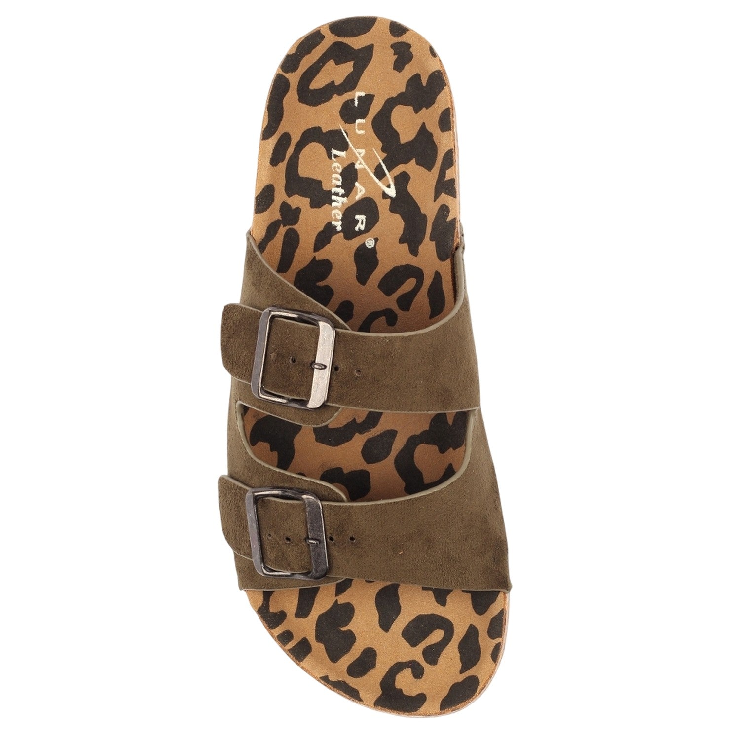 Sage - Lifestyle - Lunar Womens-Ladies Pecan Leather Sandals