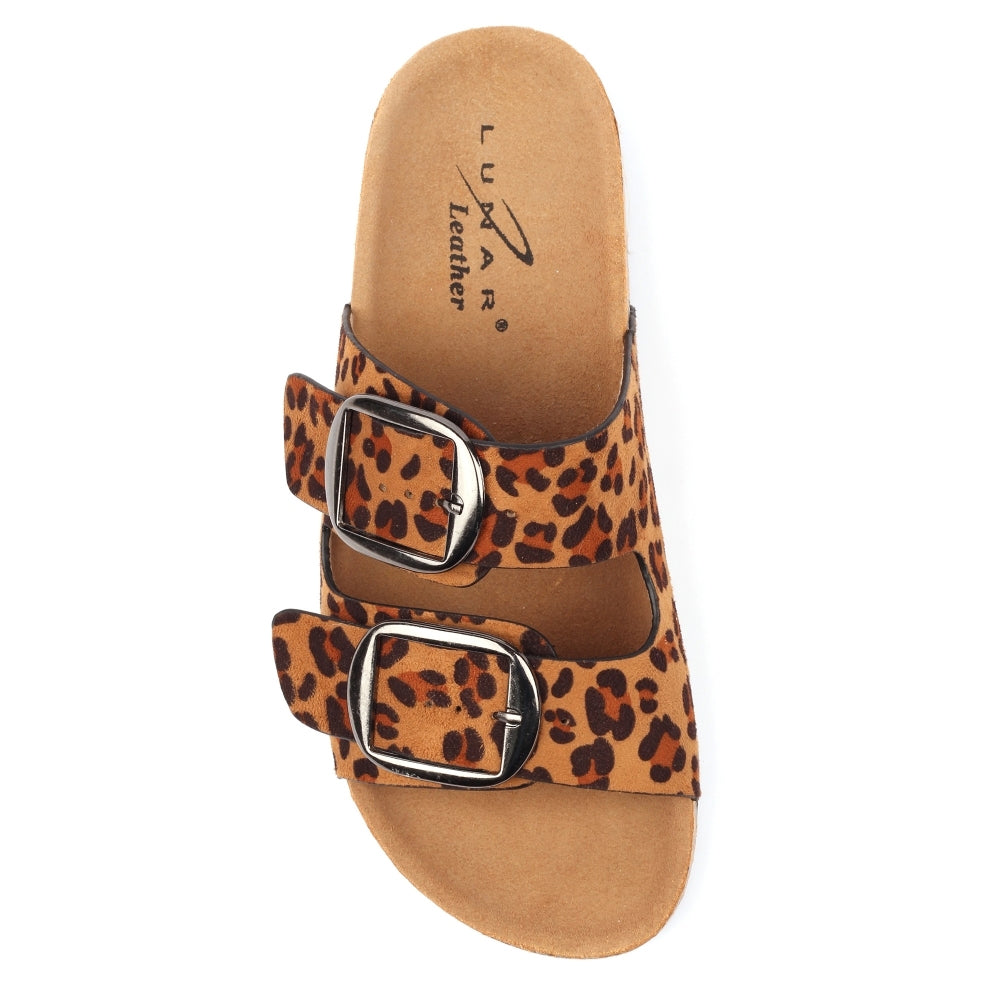 Ocelot - Lifestyle - Lunar Womens-Ladies Rondo Leather Sandals
