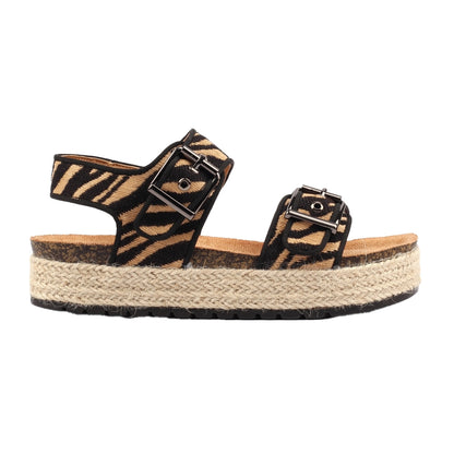 Black - Side - Lunar Womens-Ladies Encode Sandals