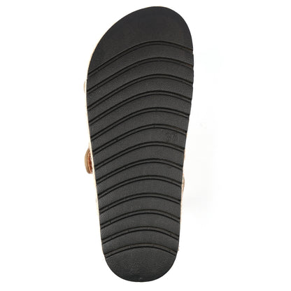 Khaki - Close up - Lunar Womens-Ladies Relay Sandals