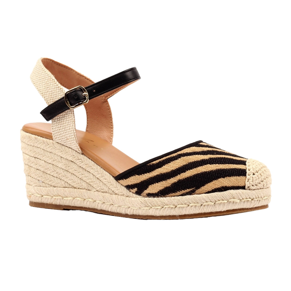 Black - Front - Lunar Womens-Ladies Goji Sandals