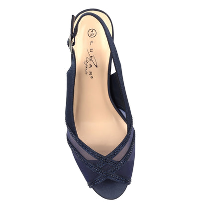 Navy - Lifestyle - Lunar Womens-Ladies Priscilla Sandals