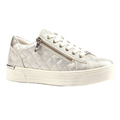 Silver - Front - Lunar Womens-Ladies Xenon Trainers