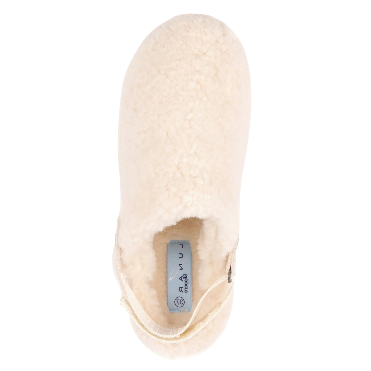 Beige - Side - Lunar Womens-Ladies Naples Adjustable Strap Slippers