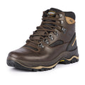 Brown - Pack Shot - Grisport Mens Quatro Waxy Leather Walking Boots