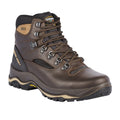 Brown - Front - Grisport Mens Quatro Waxy Leather Walking Boots