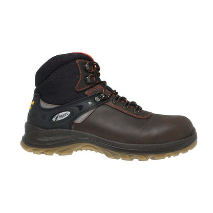 Brown - Back - Grisport Mens Expert Leather Safety Boots