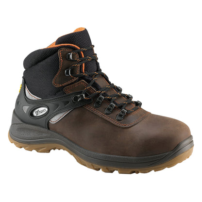 Brown - Front - Grisport Mens Expert Leather Safety Boots
