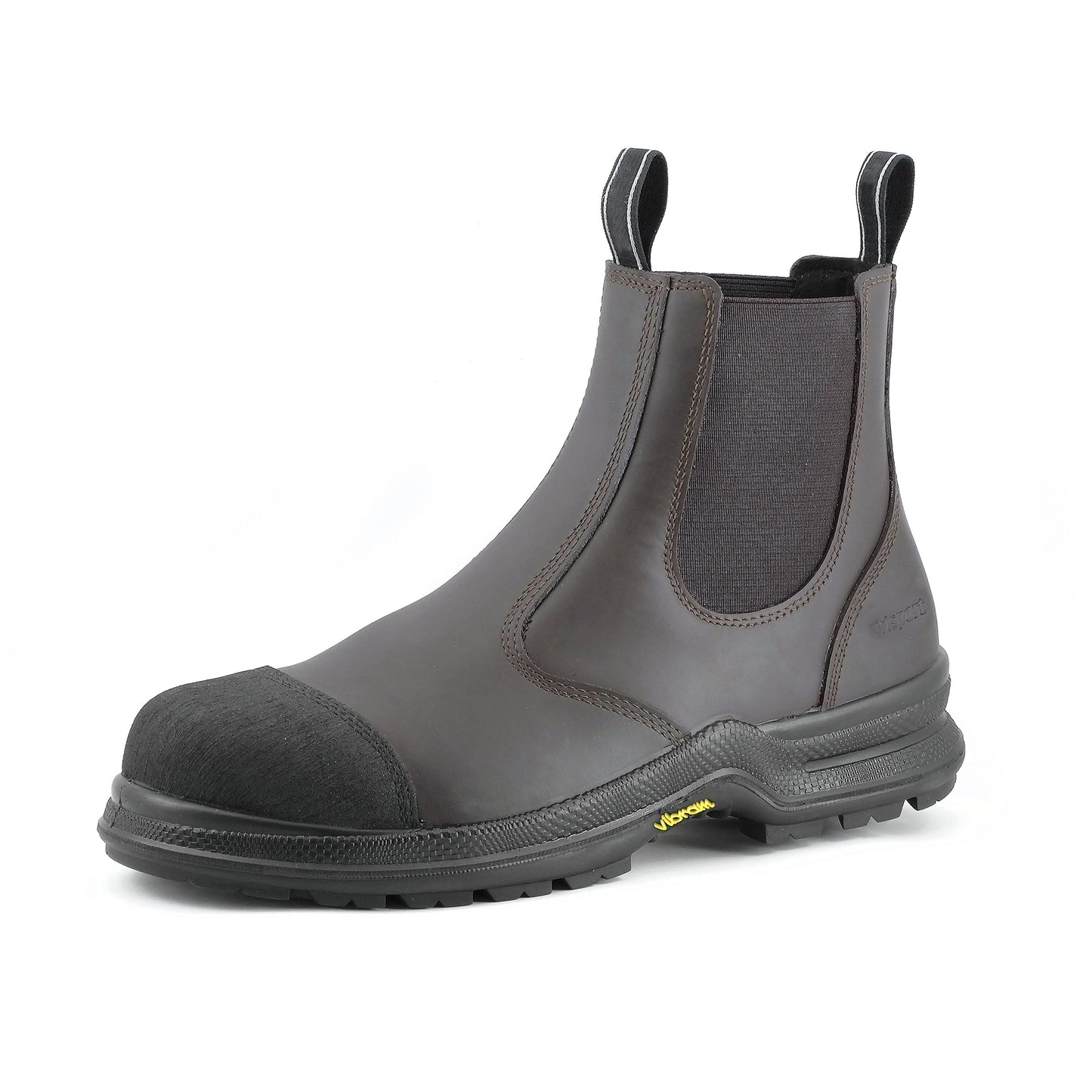 Brown - Lifestyle - Grisport Mens Loader Waxy Leather Safety Boots