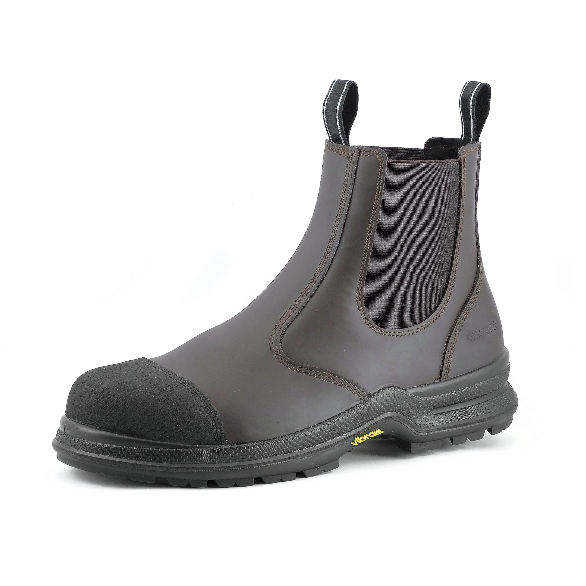 Brown - Lifestyle - Grisport Mens Loader Waxy Leather Safety Boots